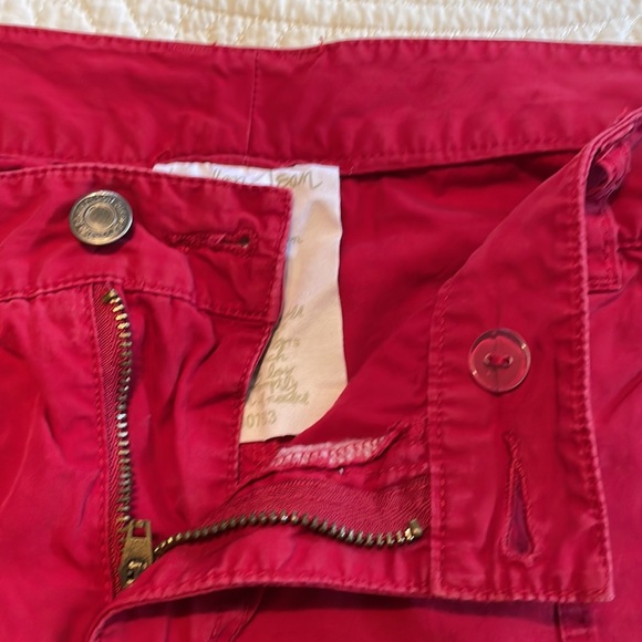 London Jean Chino Capris. Red. Size 14 - Picture 11 of 12
